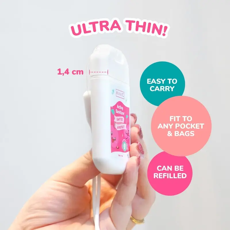 BerryC Pocket Sanitizer Spray Mini 30ML Active Protection 28 Hari 1