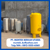 Gambar Pressure Tank 500 Liter Water Pressure tank / Air Receiver Tank dari PT. MUNTEK BERKAH UTAMA Kota Administrasi Jakarta Barat 5 Tokopedia