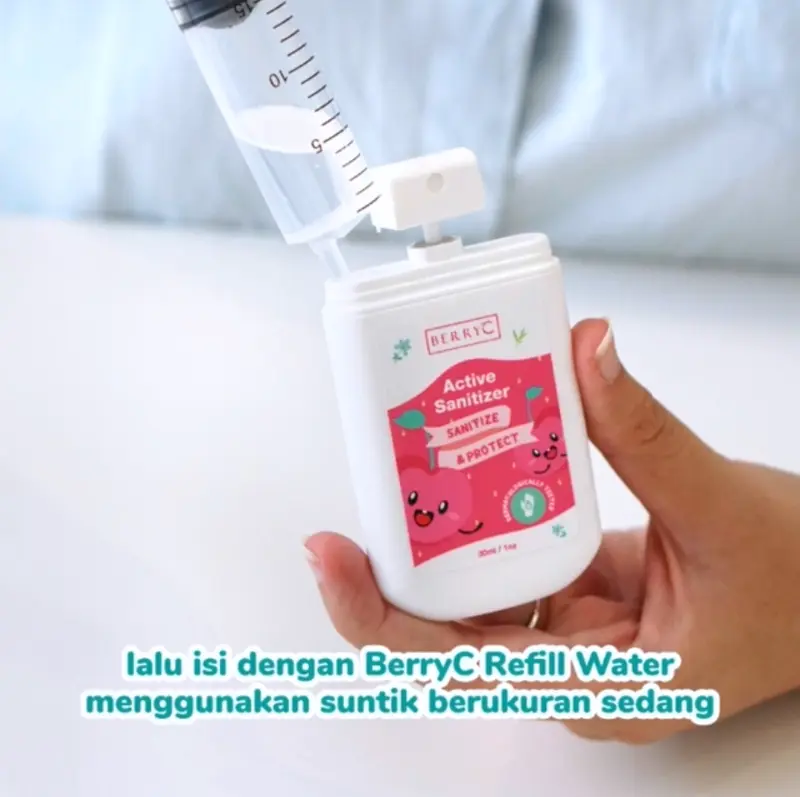 BerryC Pocket Sanitizer Spray Mini 30ML Active Protection 28 Hari 3