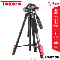 Gambar Takara Legacy 204 Tripod Fluid Head Pan Head for Camera & Smartphone - - Tripod Only dari Gwan Global Digital Kota Surabaya 2 Tokopedia