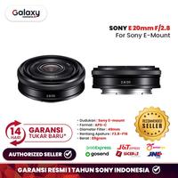 Gambar Lensa Sony E 20mm F/2.8 dari Galaxy Camera Kota Tangerang 1 Tokopedia