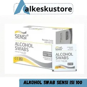 Sensi Alcohol Swabs / Alkohol Swabs / Tisu Swab / Tissue Swab