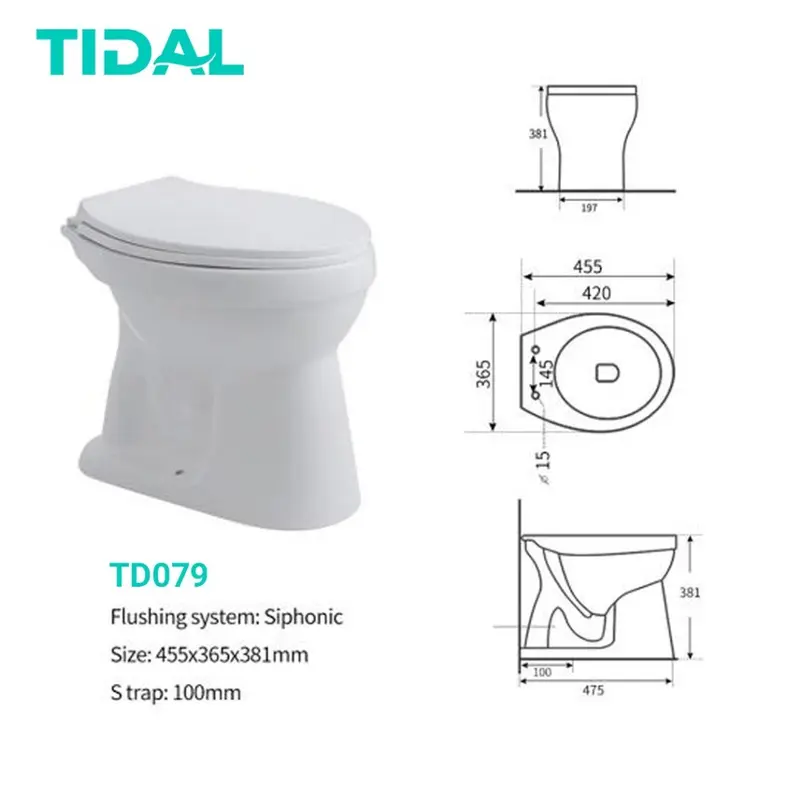 Closet Duduk + Tutup Volk C-509 White 4