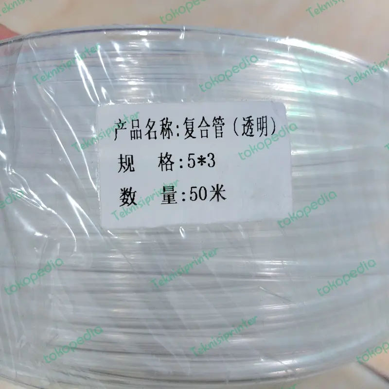 Selang Tinta Tunggal 5x3 mm Untuk Ecosolvent Sublim DTF Solvent dll 2
