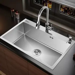 kitchen sink 1 lubang 8050 stainles / bak cuci piring