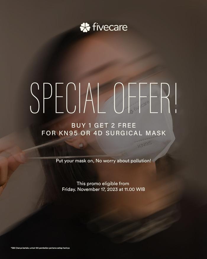 Gambar Masker Medis fivecare 4D Surgical-4PLY filter 4 Lapis dari fivecare Official Store Kab. Deli Serdang Tokopedia