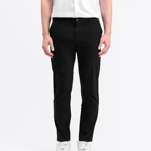 LIVEHAF - Essential Chino Pants Black