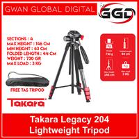 Gambar Takara Legacy 204 Tripod Fluid Head Pan Head for Camera & Smartphone - - Tripod Only dari Gwan Global Digital Kota Surabaya 1 Tokopedia