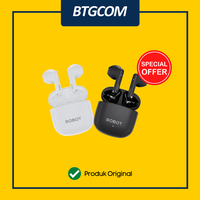 Gambar ROBOT WIRELESS EARPHONE AIRBUDS T60 ORIGINAL TWS BLUETOOTH - Hitam dari btgcom Kota Denpasar 1 Tokopedia