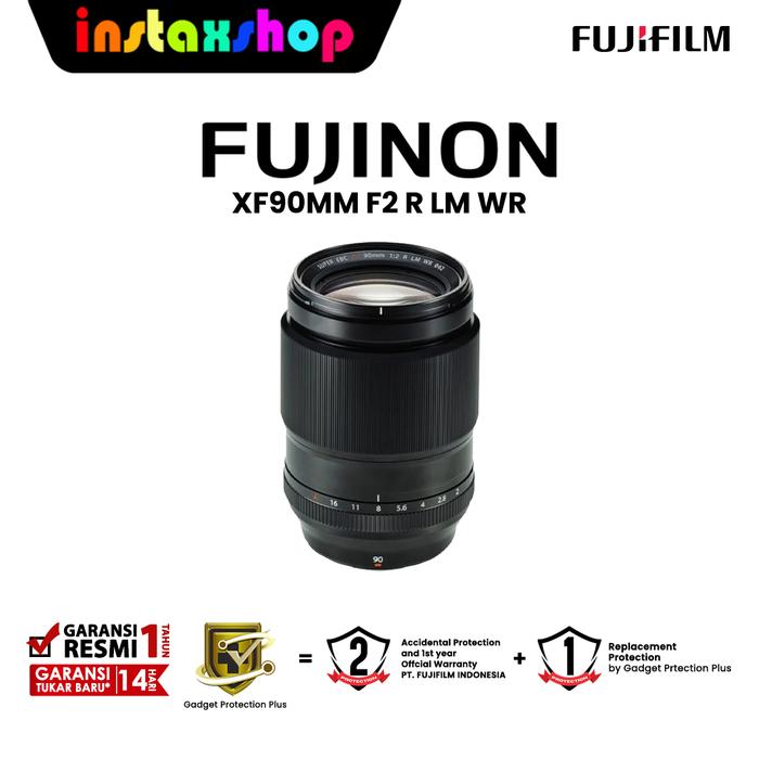 Gambar Fujifilm Fujinon Lensa XF 90mm f/2 R LM WR Garansi Resmi dari Instaxshop Kota Bandung Tokopedia