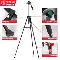 Gambar Takara Legacy 204 Tripod Fluid Head Pan Head for Camera & Smartphone - - Tripod Only dari Gwan Global Digital Kota Surabaya 3 Tokopedia
