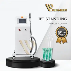 IPL OPT SHR HAIR REMOVAL REJUVINATION ALAT IPL 4 CARTRIDGE STANDING Perawatan Wajah Tangan Tubuh