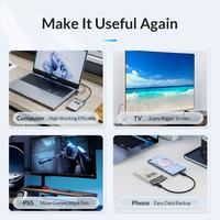 Gambar ORICO Case External Portable 2139U3-V1 Enclosure Transparent Harddisk dari Jaya PC Kota Administrasi Jakarta Pusat 5 Tokopedia