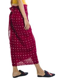 Gambar Rok Lilit Wiji Maroon - SM dari Sejauh Mata Memandang Kota Administrasi Jakarta Selatan 2 Tokopedia