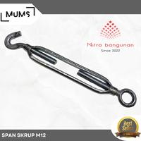 Gambar span skrup m12 / trunbuckle m12 / jarum keras m12 dari MITRA BANGUNAN 888 Kota Tangerang 2 Tokopedia