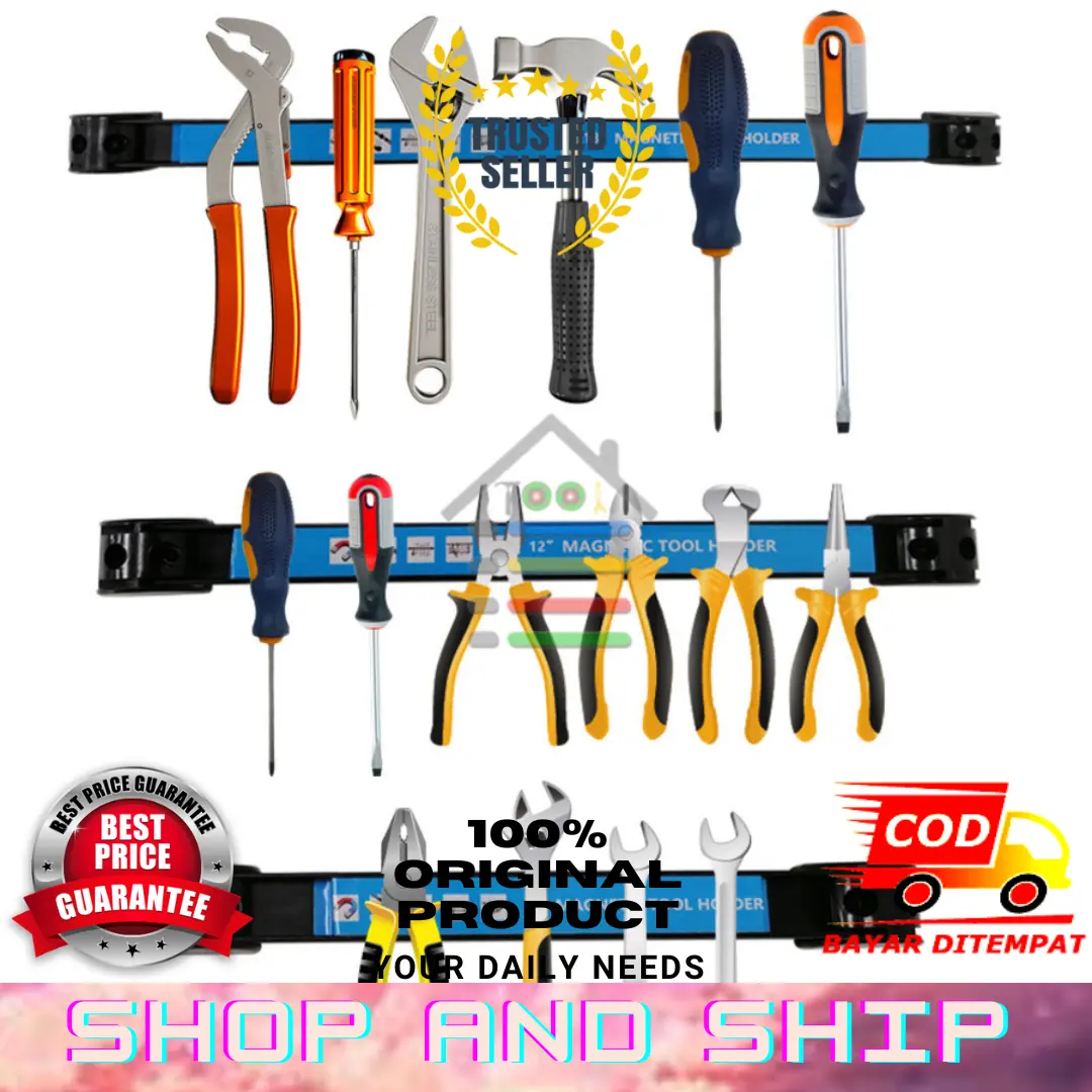 Magnetic Tool Holder Bar Organizer Storage Rack ORIGINAL SAS