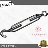 Gambar Span sekrup / Jarum keras / Turnbuckle 16mm⠀⠀⠀⠀ dari MITRA BANGUNAN 888 Kota Administrasi Jakarta Utara 2 Tokopedia