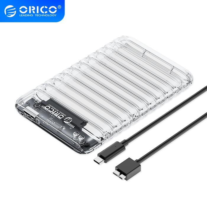 Gambar ORICO Case External Portable 2139U3-V1 Enclosure Transparent Harddisk dari Jaya PC Kota Administrasi Jakarta Pusat Tokopedia