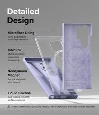 Gambar Case Samsung Galaxy S24 Ultra Plus Ringke Silicone Magnetic Casing - Lavender, S24 Ultra dari GET-WID Kota Administrasi Jakarta Barat 5 Tokopedia