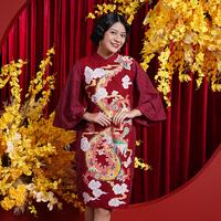 Gambar NONA RARA - Diva Tulis CNY D0452, Baju blouse batik wanita modern - XS dari Nona Rara Batik Kota Administrasi Jakarta Timur 1 Tokopedia