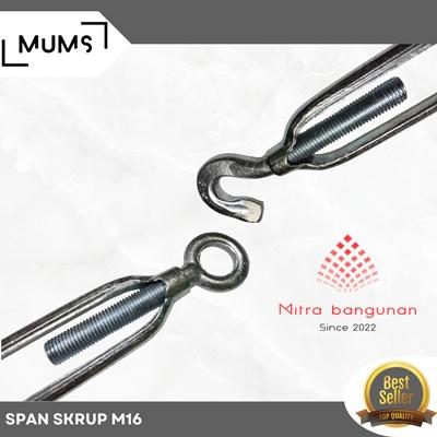 Gambar Span sekrup / Jarum keras / Turnbuckle 16mm⠀⠀⠀⠀ dari MITRA BANGUNAN 888 Kota Administrasi Jakarta Utara Tokopedia