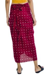 Gambar Rok Lilit Wiji Maroon - SM dari Sejauh Mata Memandang Kota Administrasi Jakarta Selatan 4 Tokopedia