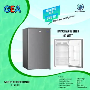 KULKAS 1 PINTU 89 Liter NEW GEA GMB-91 / GMB 91 MINI BAR