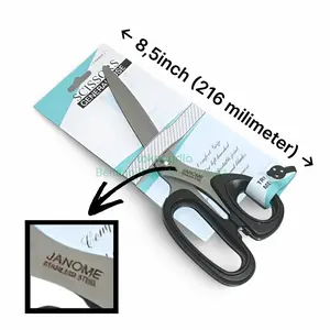 Gunting Bahan Kain Merk JANOME Stainless Steel Ukuran 8,5" (216mm)