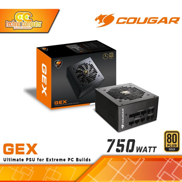 Gambar Power Supply COUGAR GEX 750W 80+ Gold - Full Modular dari Techno Computer Bali Kota Denpasar Tokopedia