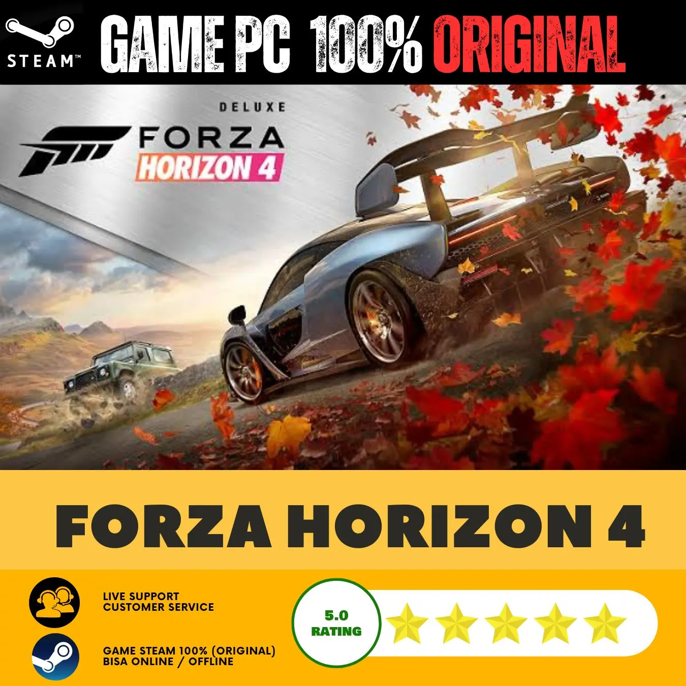 Forza Horizon 4 Online Steam PC Original 100%