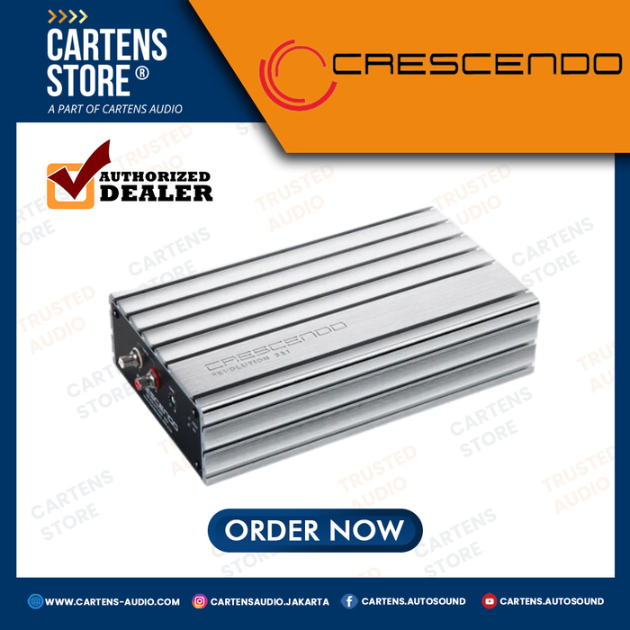 Gambar Power Amplifier Monoblok Crescendo Revolution 3A1 By Cartens-Store.Com dari Cartens Store Kota Administrasi Jakarta Selatan Tokopedia