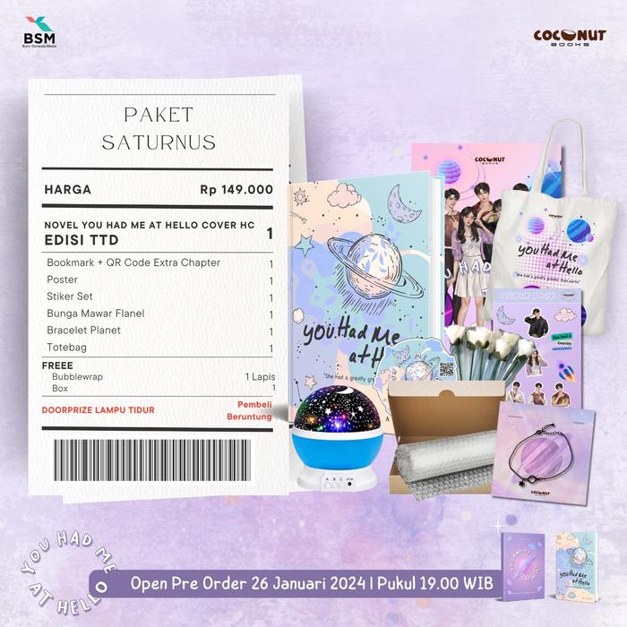 Gambar Pre Order - Buku Novel You Had Me At Hello - Ailee - Coconut Books - B dari Bumi Fiksi Makassar Kota Makassar 4 Tokopedia