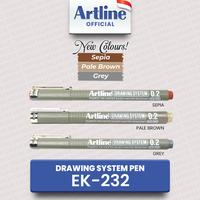Gambar ARTLINE Drawing System Pens EK-232 - Black dari Artline Indonesia Kota Surabaya 4 Tokopedia