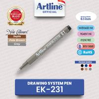 Gambar ARTLINE Drawing System Pens EK-231 - Black dari Artline Indonesia Kota Surabaya 1 Tokopedia