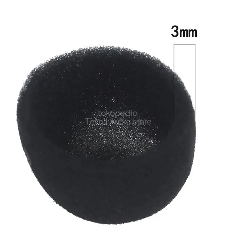 Busa mikrofon shure SM58 BETA 58A windshield pop filter cover tebal 3