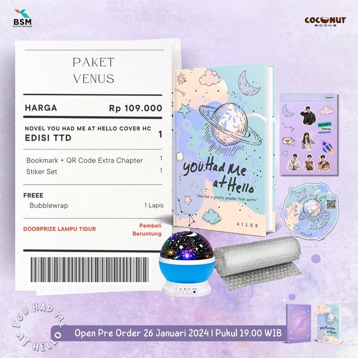 Gambar Pre Order - Buku Novel You Had Me At Hello - Ailee - Coconut Books - B dari Bumi Fiksi Makassar Kota Makassar Tokopedia