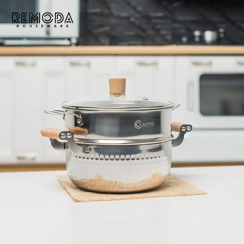 Calypso Korean Steamer Pot Panci Rebus Korea dan Kukusan 20-22cm SS 0