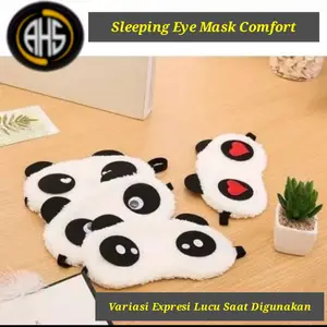 Penutup Mata Tidur Karakter Lucu Pelindung Mata Tidur Travel Panda