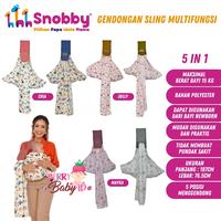 Gambar Snobby Gendongan Samping Bayi Multifungsi 5in1 Baby Sling - Jolly Green dari Berry Baby Kota Bandung 1 Tokopedia