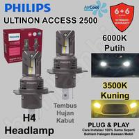 Gambar Led Honda HRV 2015-2018 Philips Ultinon Access 6000K Putih dan Kuning - Headlamp H4, Putih dari bohlamhid Kota Tangerang 3 Tokopedia