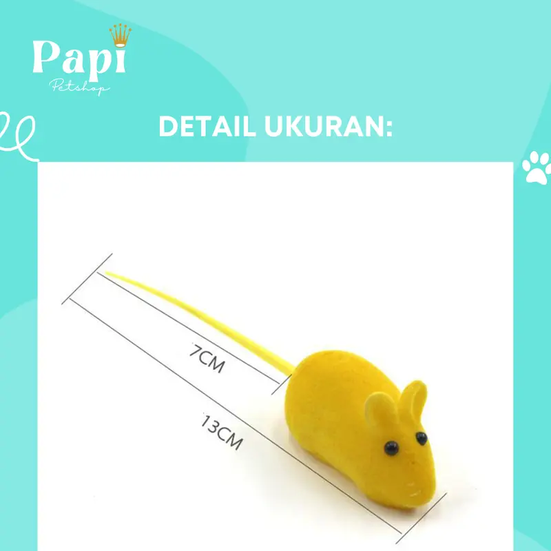 Mainan Kucing Anak Kucing Tikus Cit Gigit Interaktif Cat Toys 2