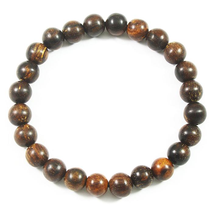 Gambar Indah craft-Gelang Kayu gaharu Buaya Kalimantan asli natural 8mm tali karet elastis dari INDAHCRAFT_NEW Kab. Jember Tokopedia