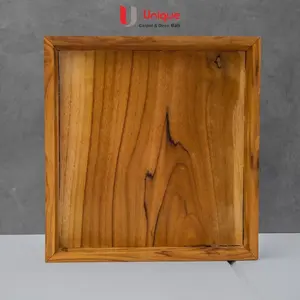 Nampan Kayu Tempat Sabun Batang Kayu / Nampan Tempat Dispenser Sabun