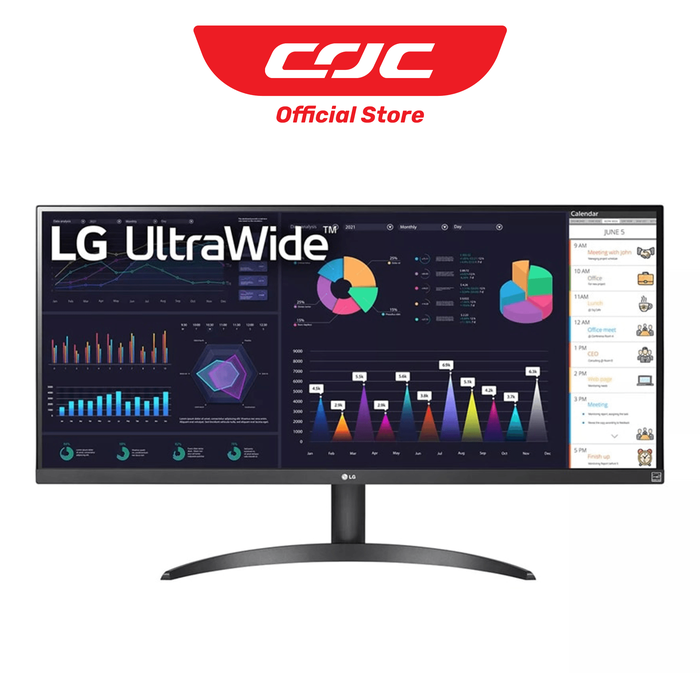 Gambar LG UltraWide 34" 34WQ500-B IPS FHD AMD FreeSync dari COC Komputer Kota Administrasi Jakarta Pusat Tokopedia