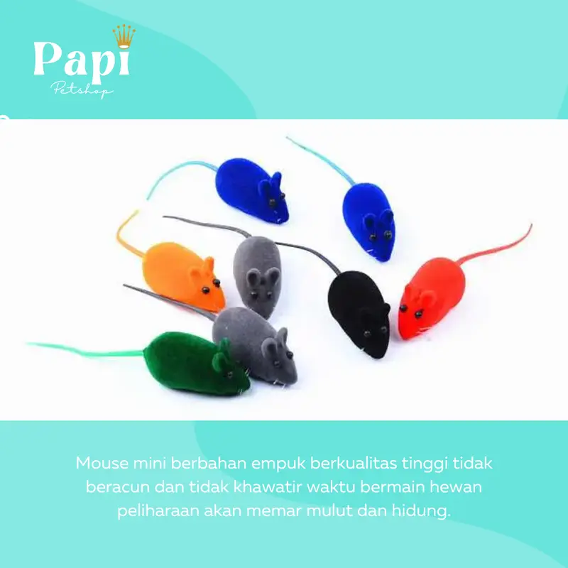Mainan Kucing Anak Kucing Tikus Cit Gigit Interaktif Cat Toys 1