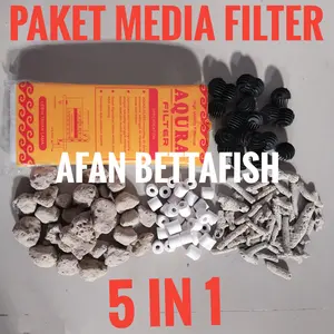 PAKET MURAH MEDIA FILTER 5 IN 1 AQUARIUM PENJERNIH AIR