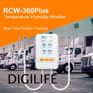 WiFi Temperature Humidity Data Logger RCW360 Elitech Alarm RCW-360 PC