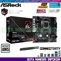 Gambar ASRock B650M PG Lightning WiFi - [Socket AM5, AMD B650, DDR5, m-ATX] dari Duta Mandiri Infokom Kota Administrasi Jakarta Pusat 1 Tokopedia