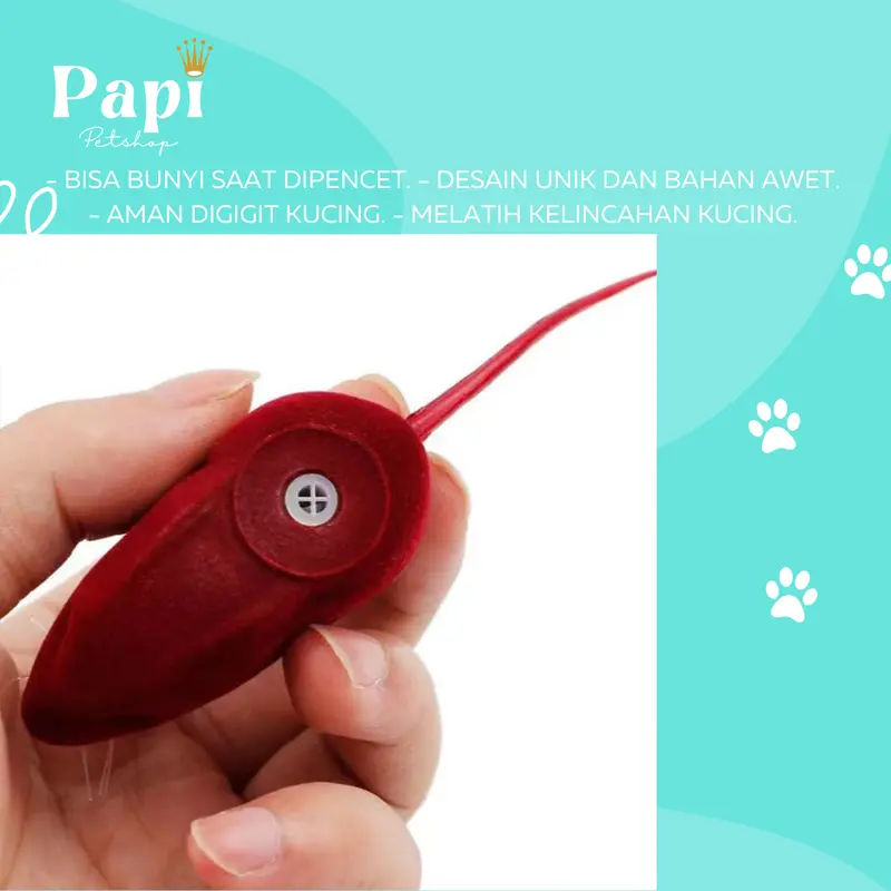Mainan Kucing Anak Kucing Tikus Cit Gigit Interaktif Cat Toys 3