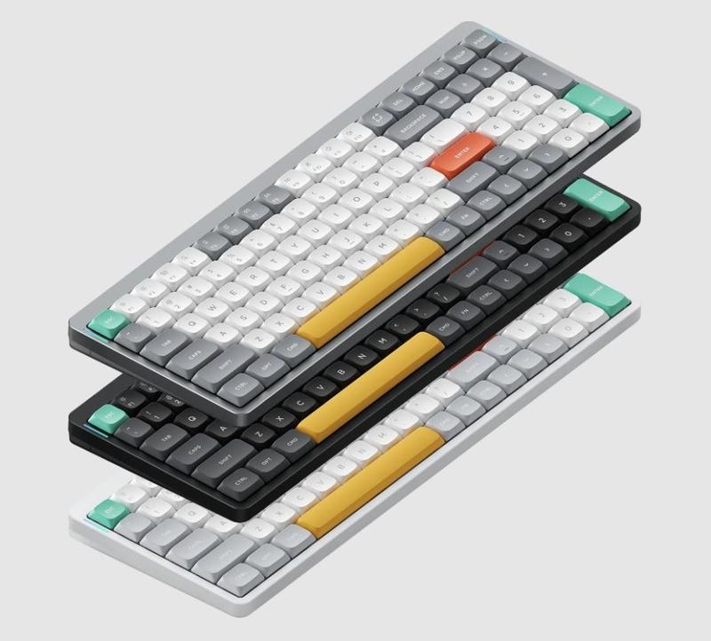 Paket Nuphy Air96 V2 QMK Wireless Mechanical Keyboard + NuFolio V3 2